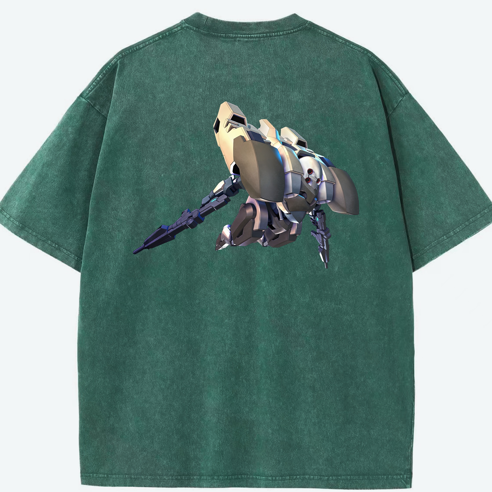 （画像用） 機動戦士ガンダム Mobile Suit Gundam 綿100% ヴィンテージ風 半袖Tシャツ（背面プリント）
